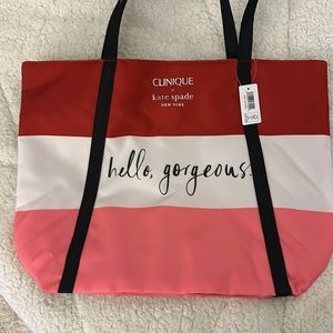 Clinique x Kate spade tote